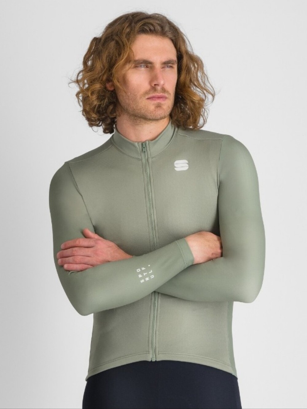 Sportful SRK Thermal Jersey Unisex Small Thermal Cycling Jersey Green